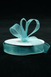 Organza Ribbon , Jade, 3/8 Inch x 25 Yards (1 Spool) SALE ITEM